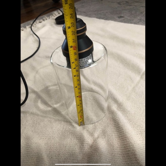 black pendant light, kitchen light, kitchen pendant light black with bronze new - Picture 8 of 9